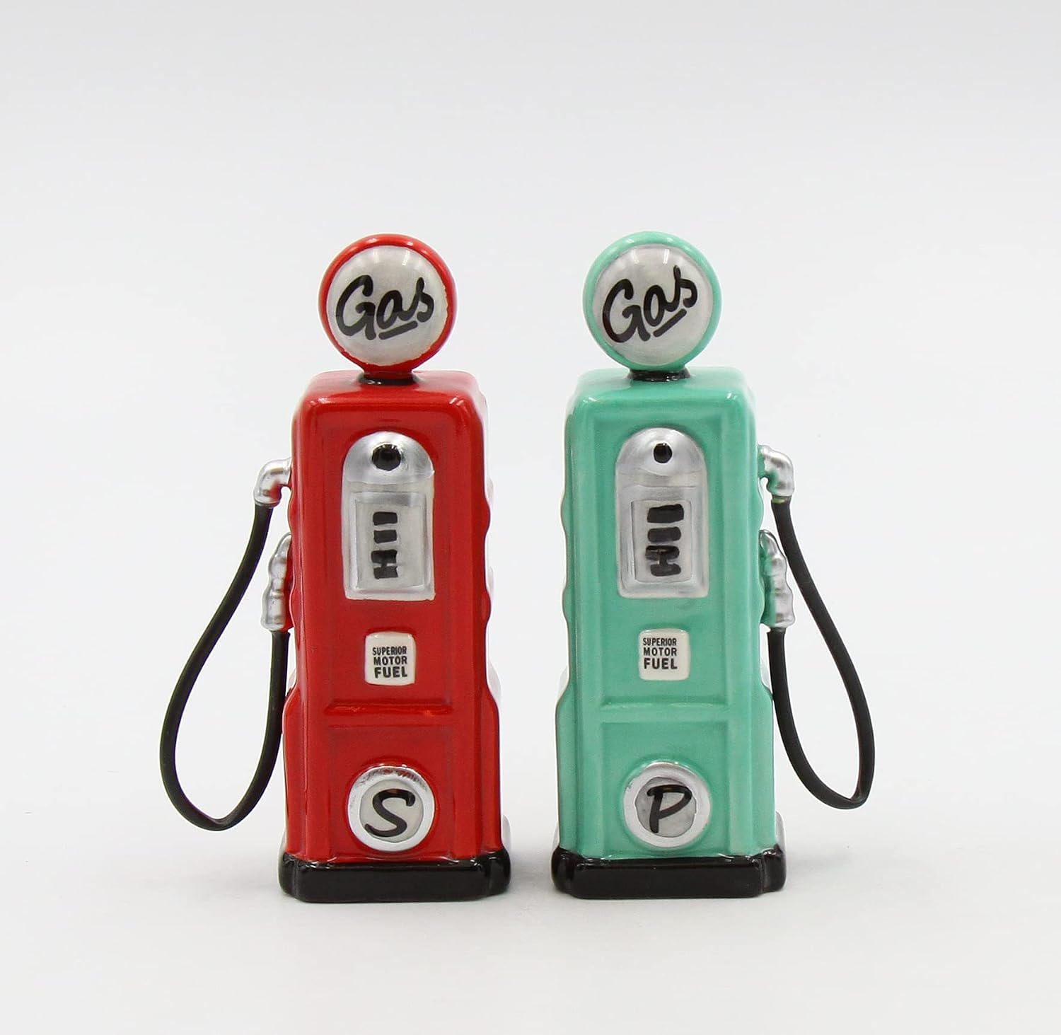 Appletree Design Road Trip Gas Salt and Pepper Set, 4-1/4-Inch