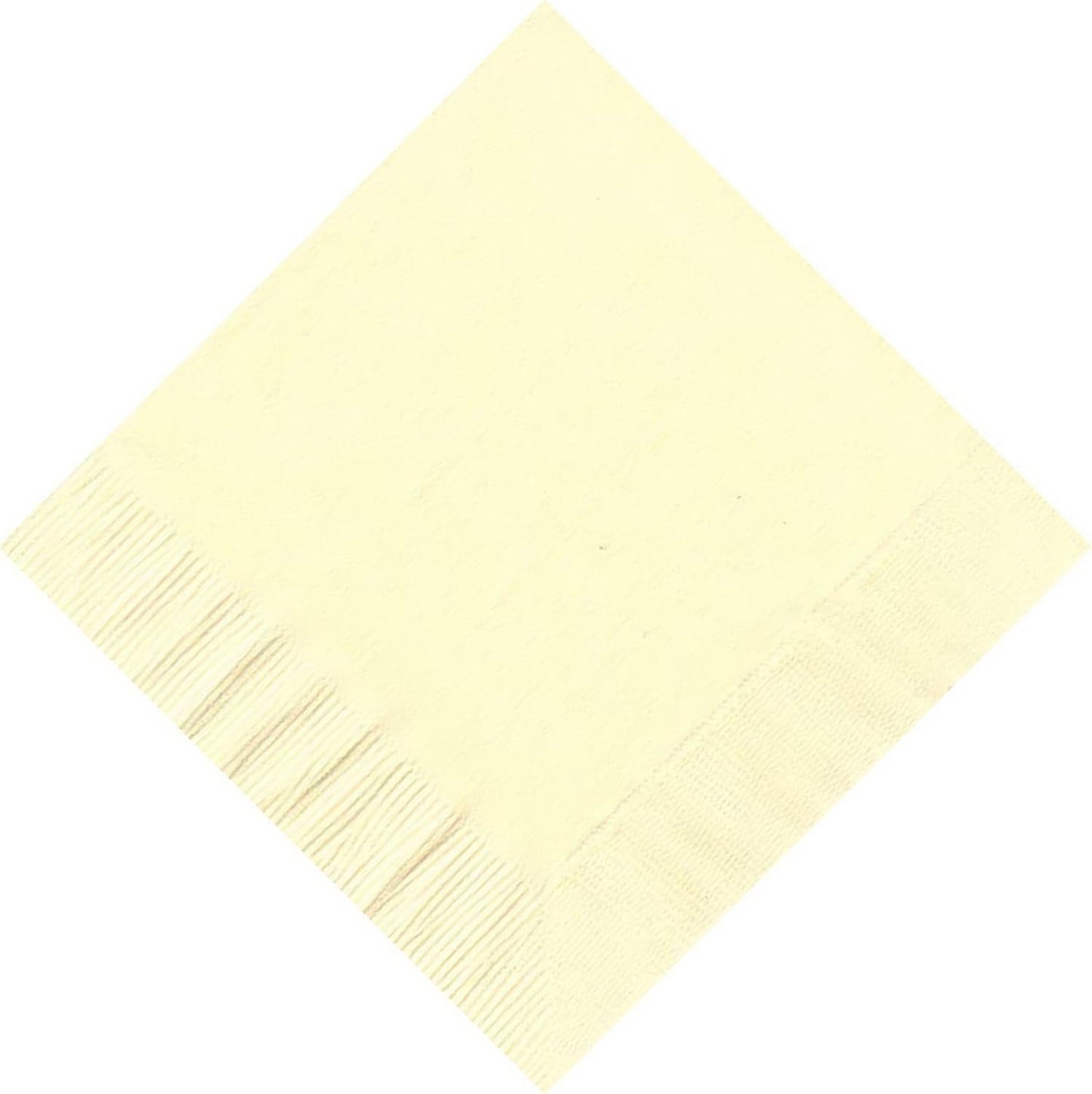 Party Favors Plus Ivory Paper Cocktail Napkins 5 Inch 50 Count
