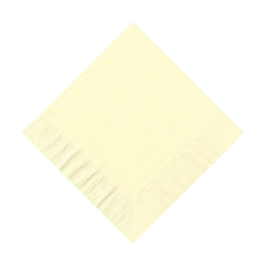 Party Favors Plus Beverage Cocktail Napkins Ivory 600 Count