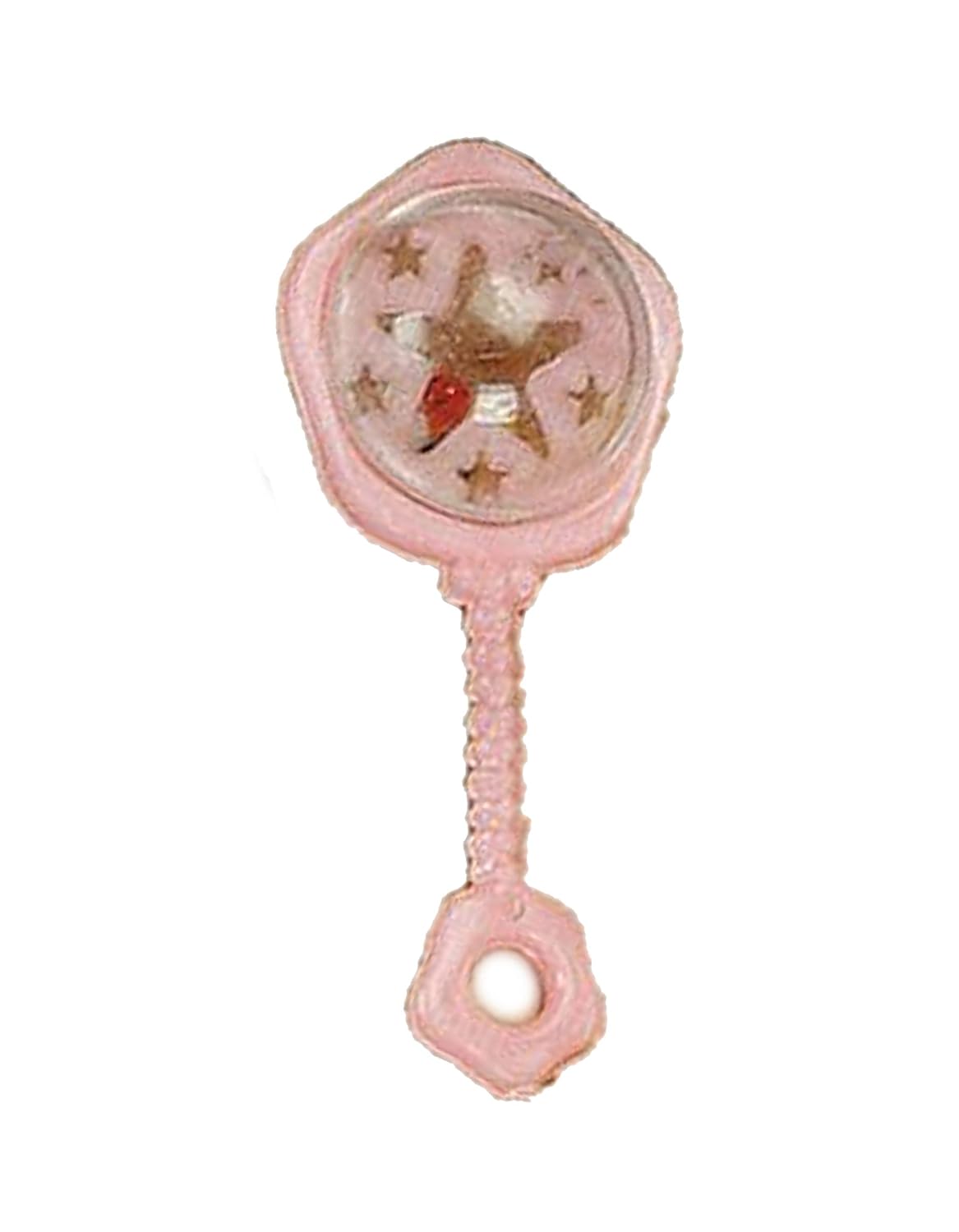 Party Favors Plus Pink Plastic Rattles with Beads 24 Count