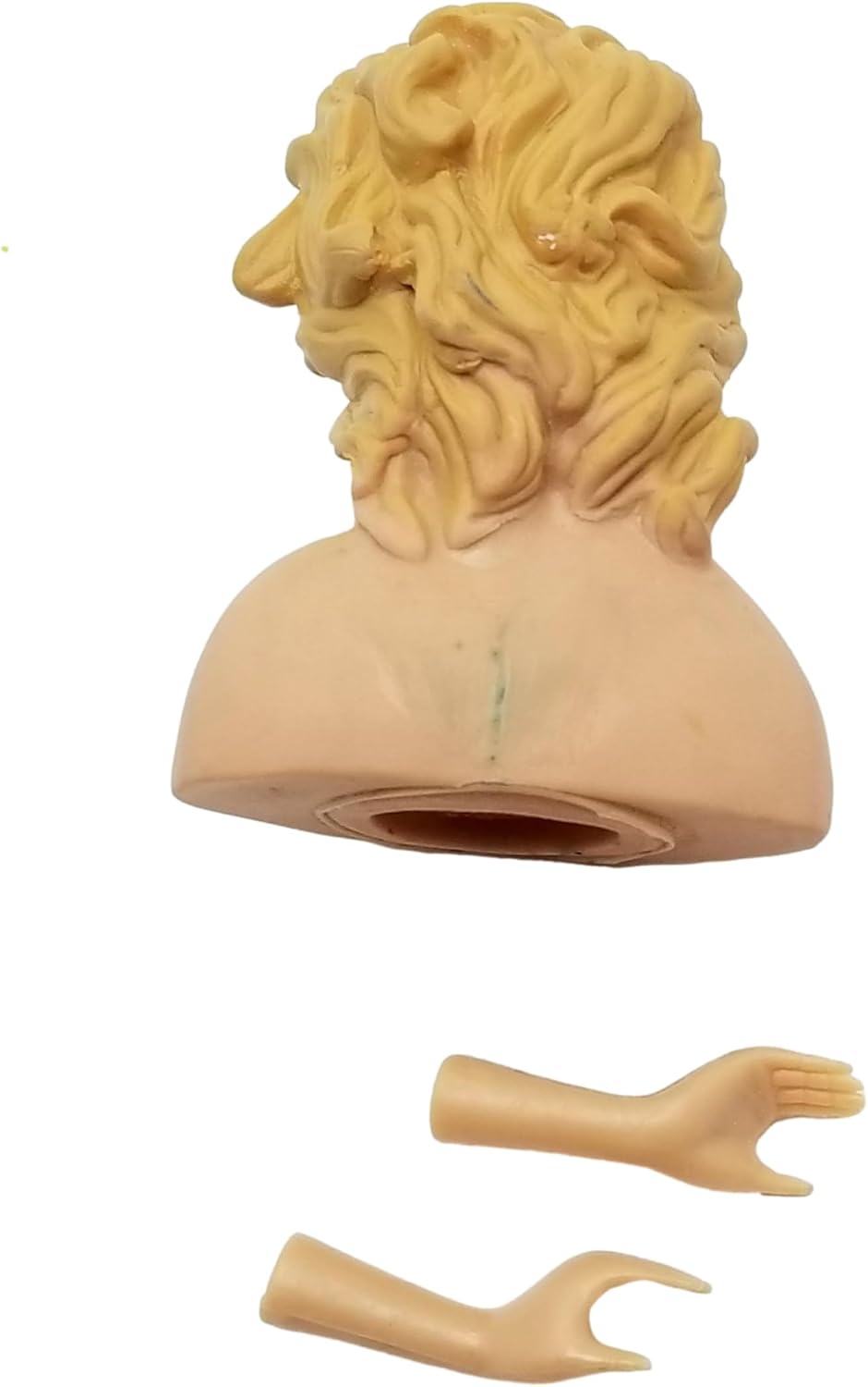 Party Favors Plus Blonde Hair Vinyl Lady Angel Doll Hands and Head Sets 6 Count