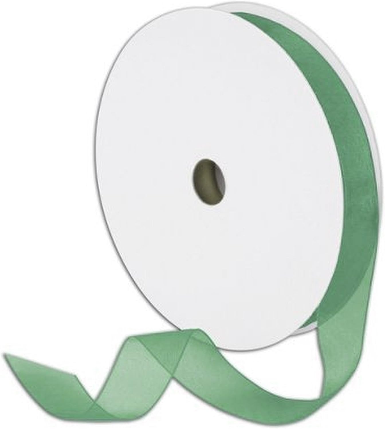 Party Favors Plus Hunter Green Sheer Organza Nylon Ribbon 25 Yards