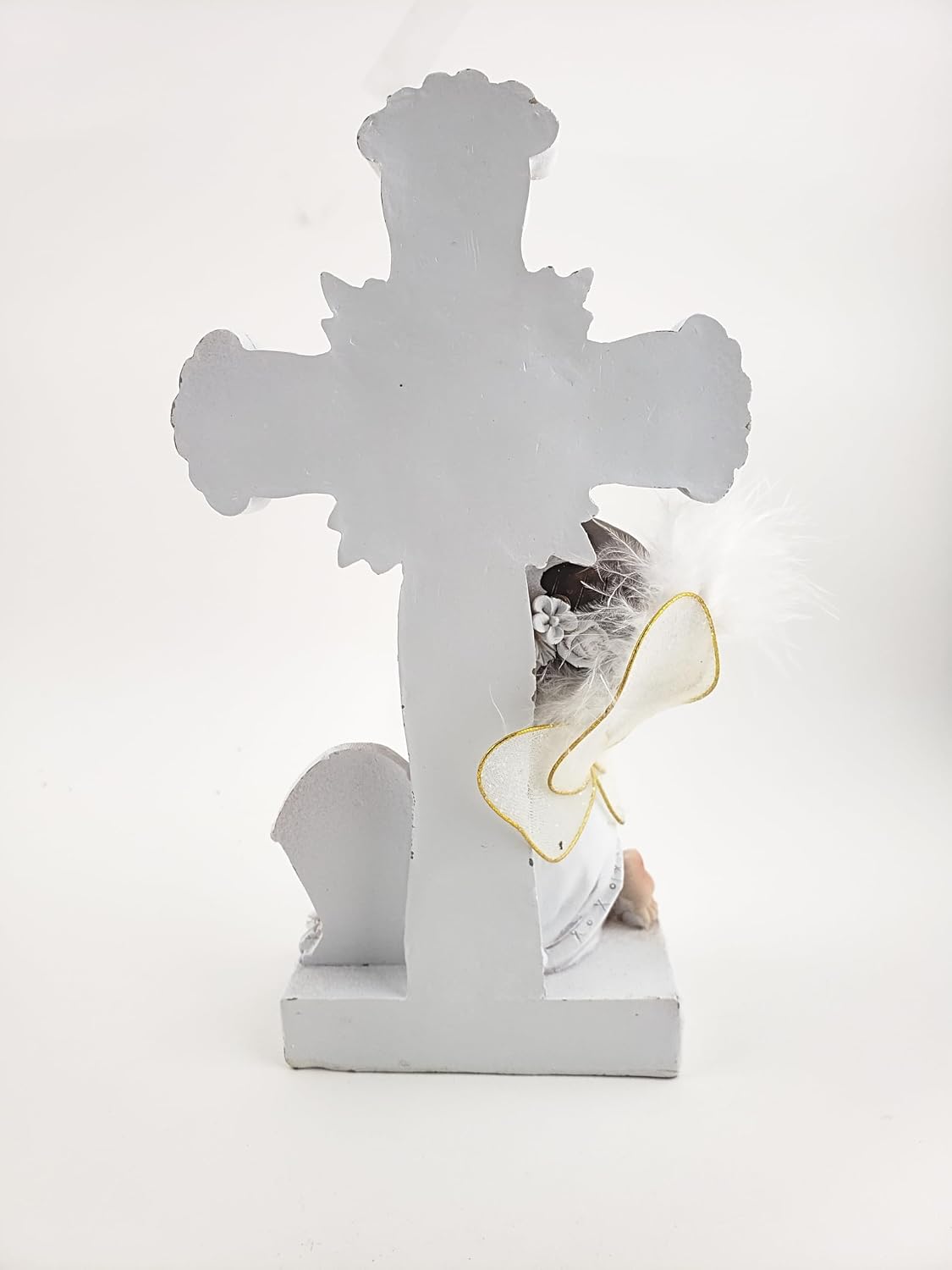 Party Favors Plus White Polyresin First Communion Praying Angel Figurine 8 Inch