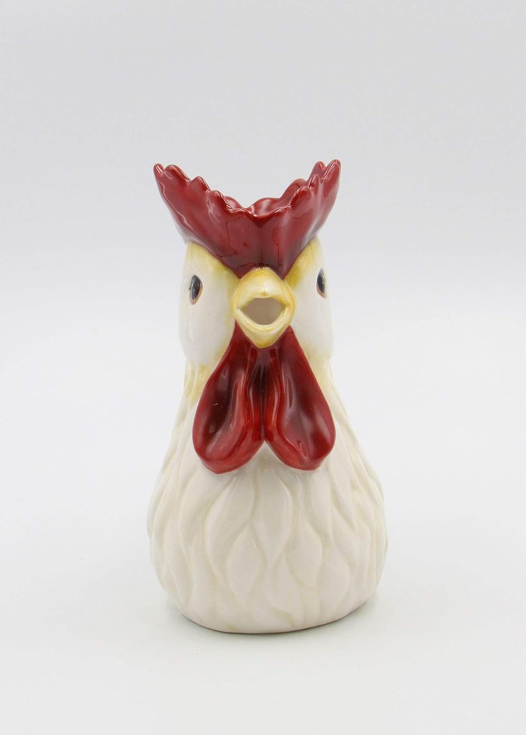 Cosmos Gifts Fine Ceramic Rooster Pitcher 7-3/4" H