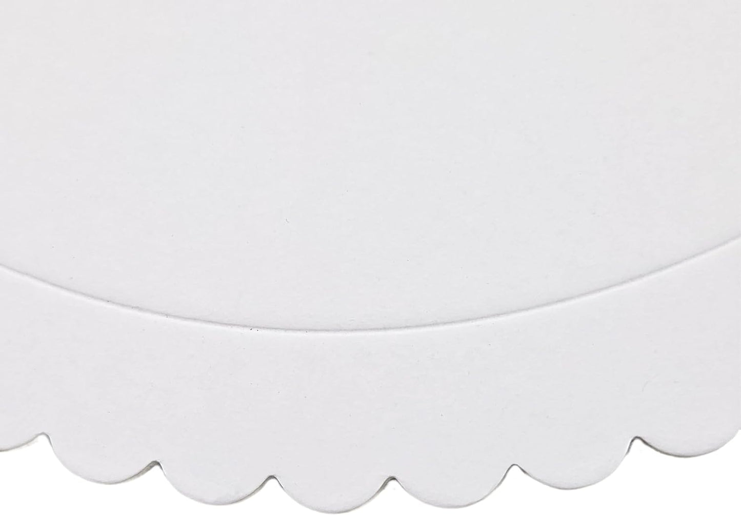 Party Favors Plus White Round Cake Boards Scalloped Edge Heavy Duty 12 Inch 10 Count