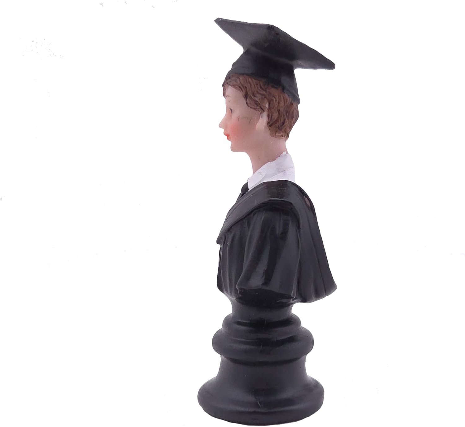 Party Favors Plus Polyresin Graduation Boy Bust Figurine Multicolor 4.75 Inch 2 Count