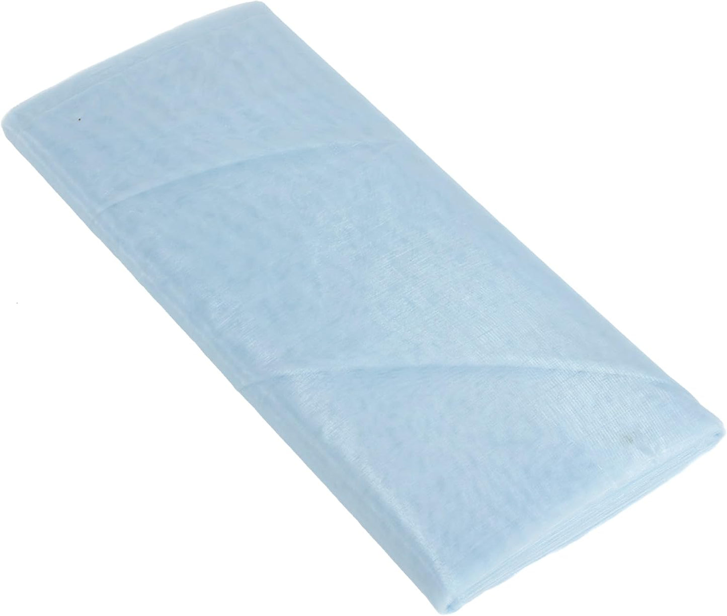 Party Favors Plus Light Blue Sheer Organza Fabric 54in X 30ft