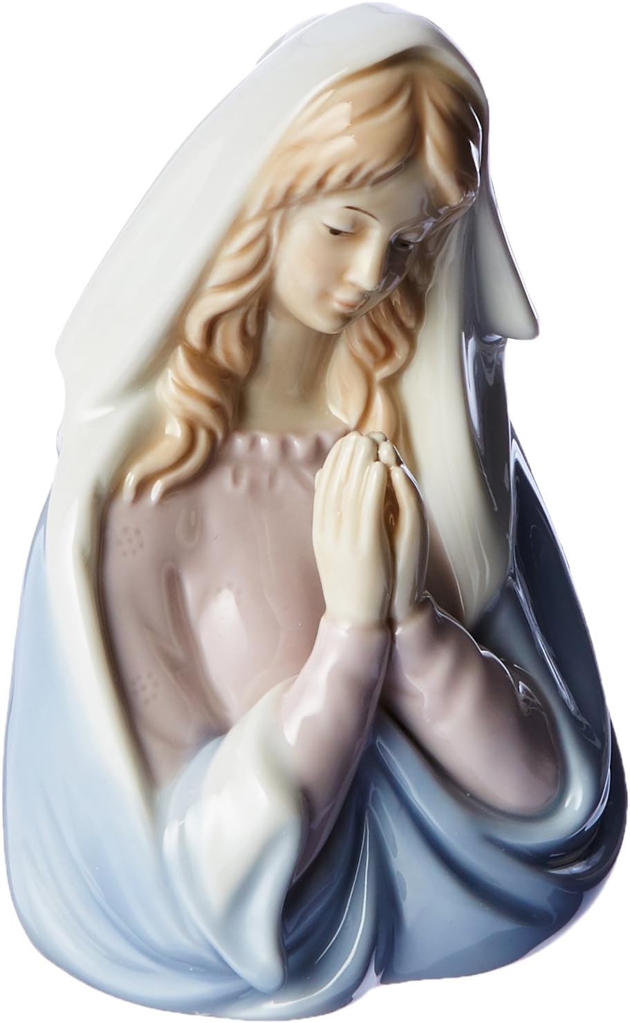 Cosmos Fine Porcelain Praying Madonna Night Light Figurine 5-3/4" H