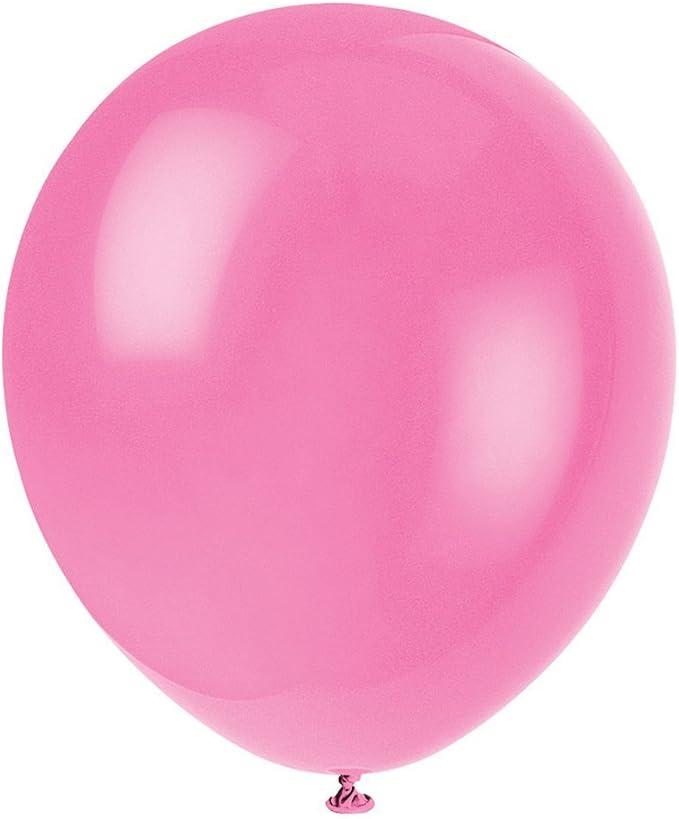 Party Favors Plus Bubble Gum Pink Latex Balloons 12 Inch 24 Count