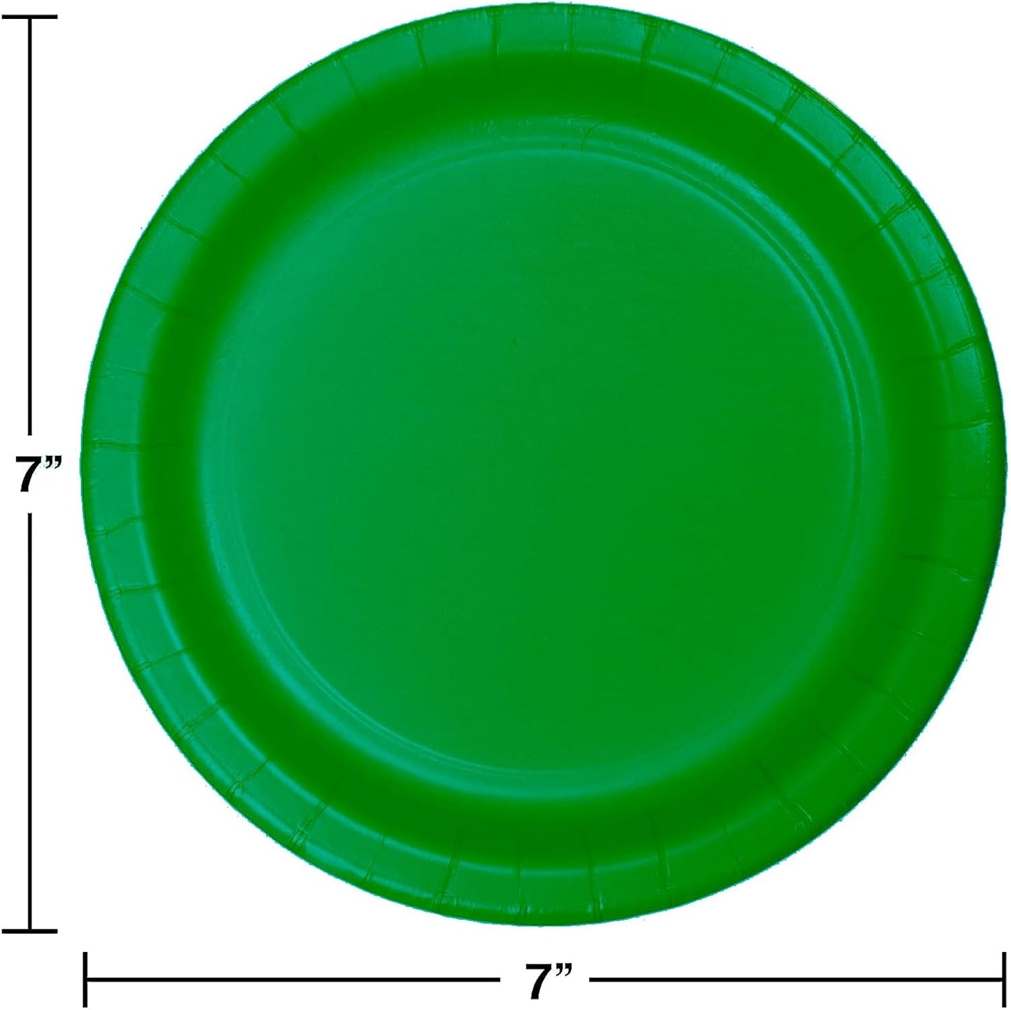 Party Favors Plus Multicolor Paper Plates 7 Inch 24 Count