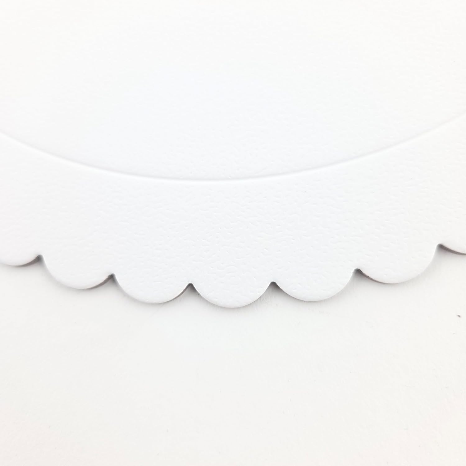 Party Favors Plus Round Cake Boards White Scalloped Cardboard 10 Inch 5 Pack