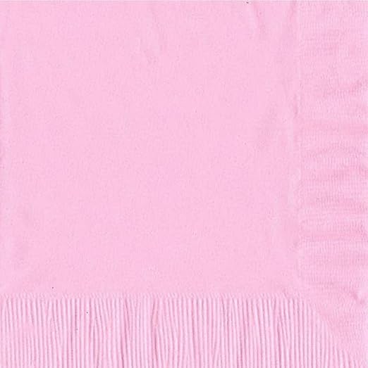 Party Favors Plus Pink Paper Luncheon Napkins 50 Count
