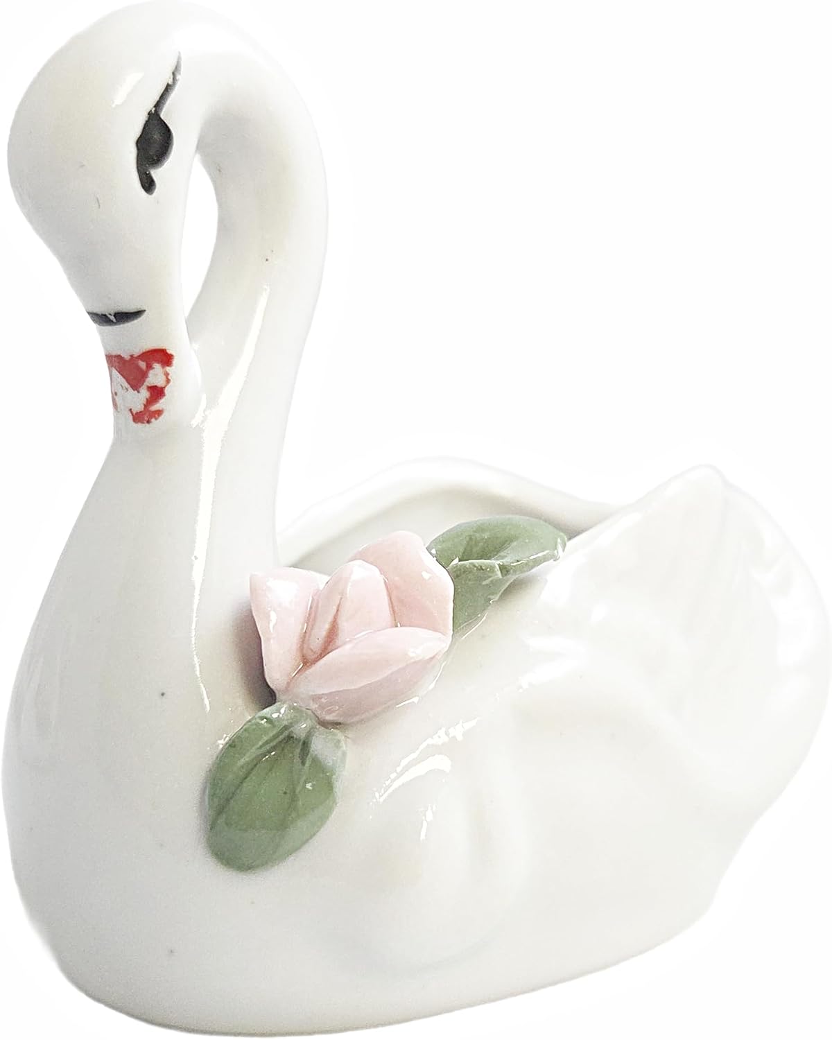 Party Favors Plus Ceramic Swan Ring Holder Set 3 Piece