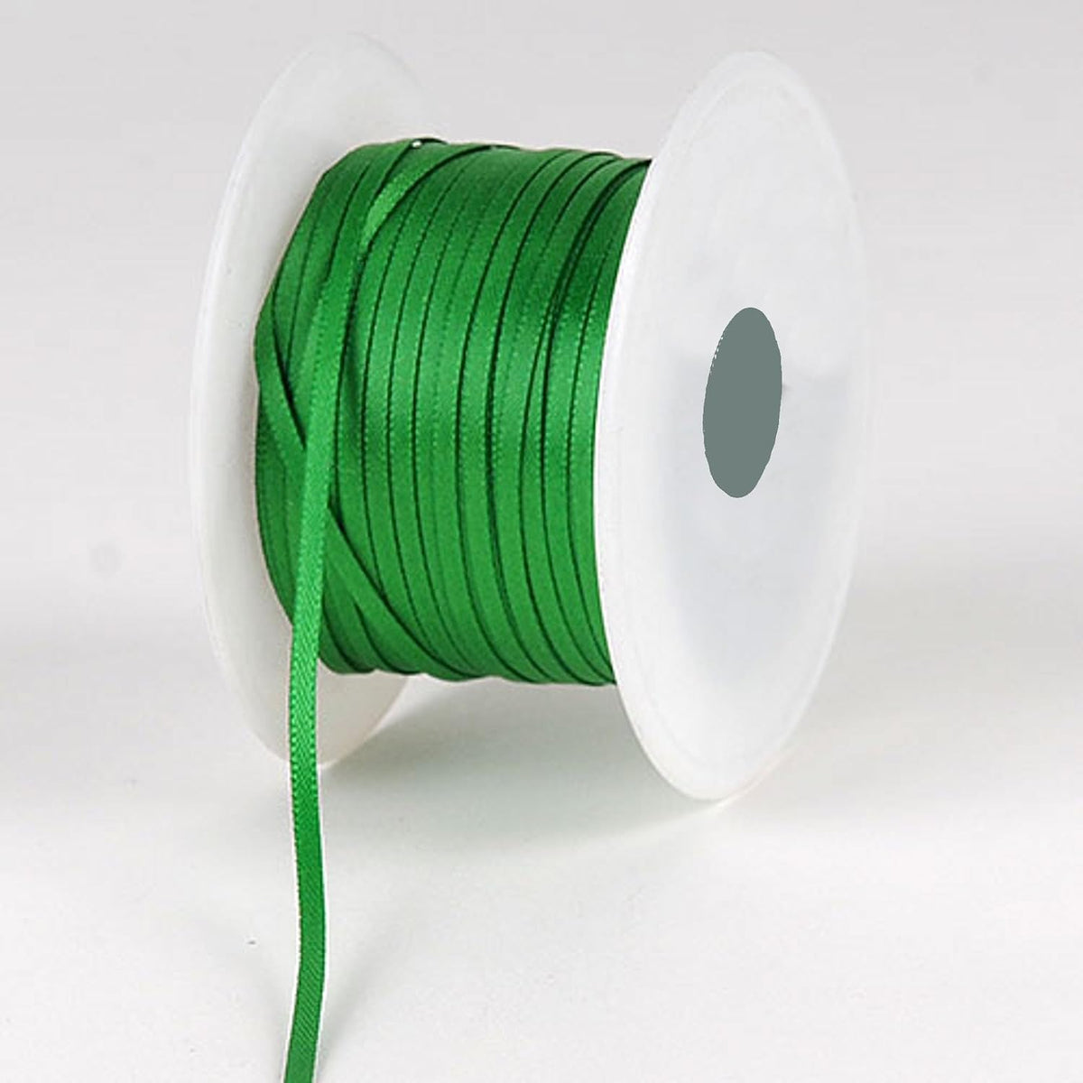 Party Favors Plus Emerald Green Double Face Satin Ribbon 1/8in 100 Yards