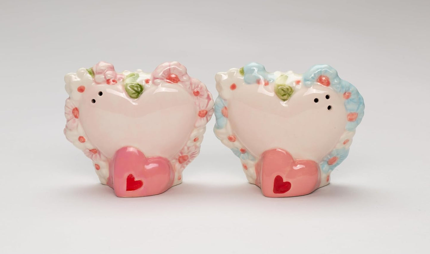 Cosmos Gifts Fine Ceramic Mothers Day Thank You Mom Salt & Pepper Shakers Set 3" H