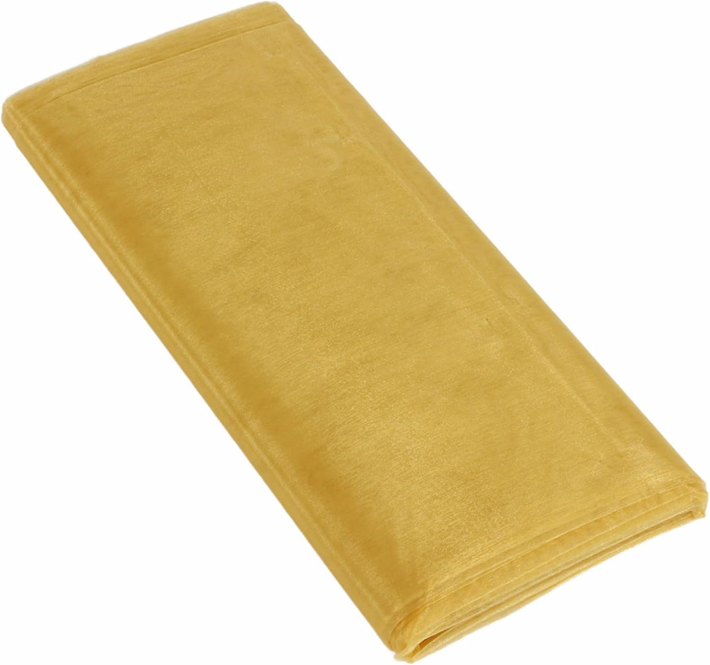 Party Favors Plus Gold Organza Fabric Roll 54in X 30ft