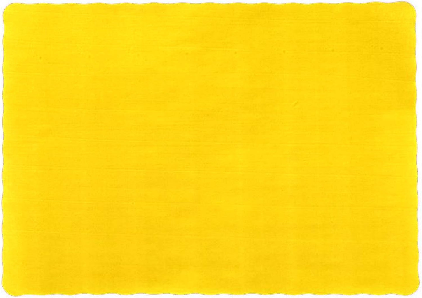 Party Favors Plus Harvest Yellow Paper Placemats Scalloped Edge 50 Count