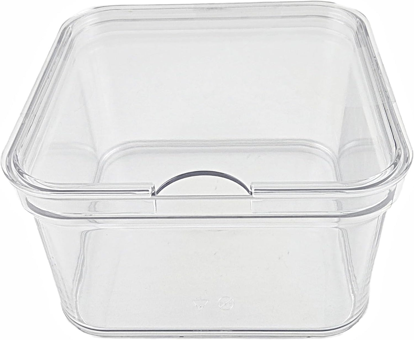 Party Favors Plus Stackable Fridge Organizer Bins with Lids BPA Free Set of 4