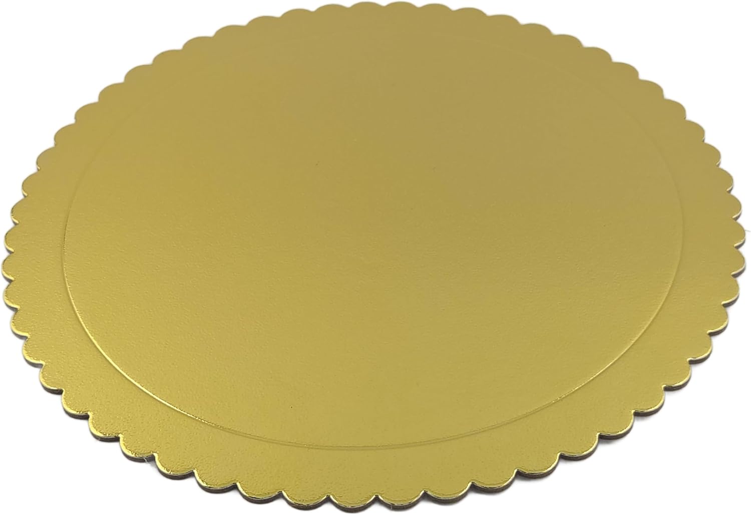 Party Favors Plus Gold Round Cake Boards Scalloped Edge Heavy Duty 12 Inch 5 Count