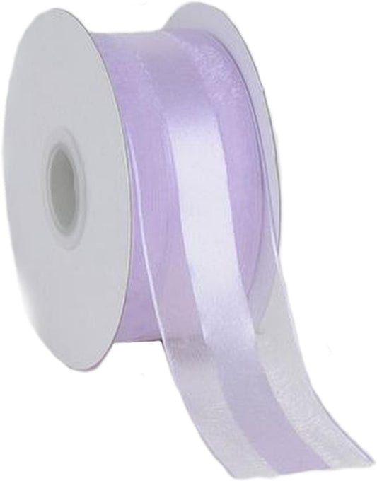 Party Favors Plus Lavender Organza and Satin Ribbon 1.5in 25 Yards