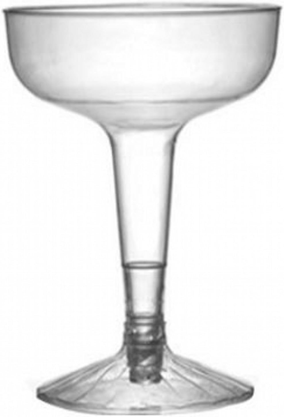 Party Favors Plus Clear Plastic Champagne Glasses 25 Count