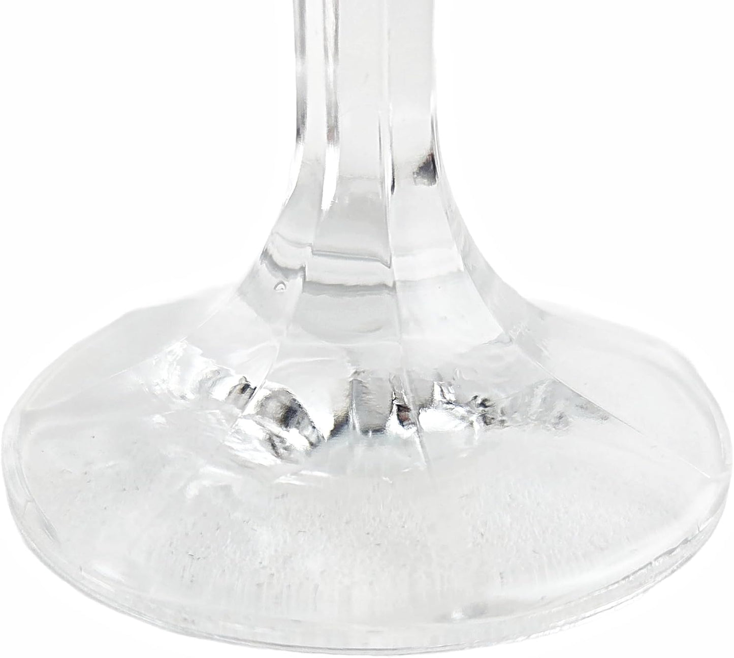 Party Favors Plus Clear Glass Champagne Flutes 6.5 oz 8 Inch Set of 6
