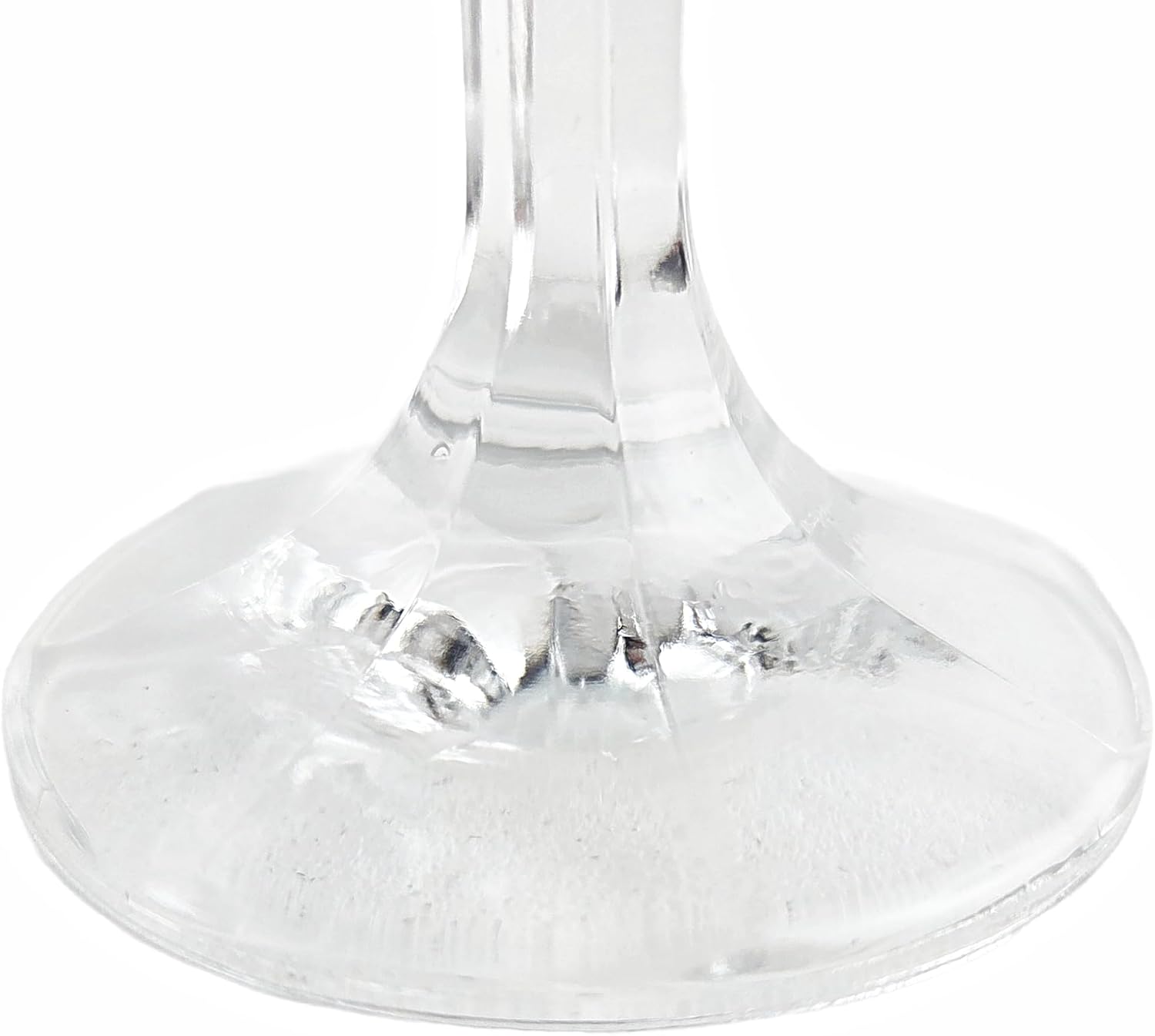 Party Favors Plus Clear Glass Champagne Flutes 6.5 oz 8 Inch Set of 6