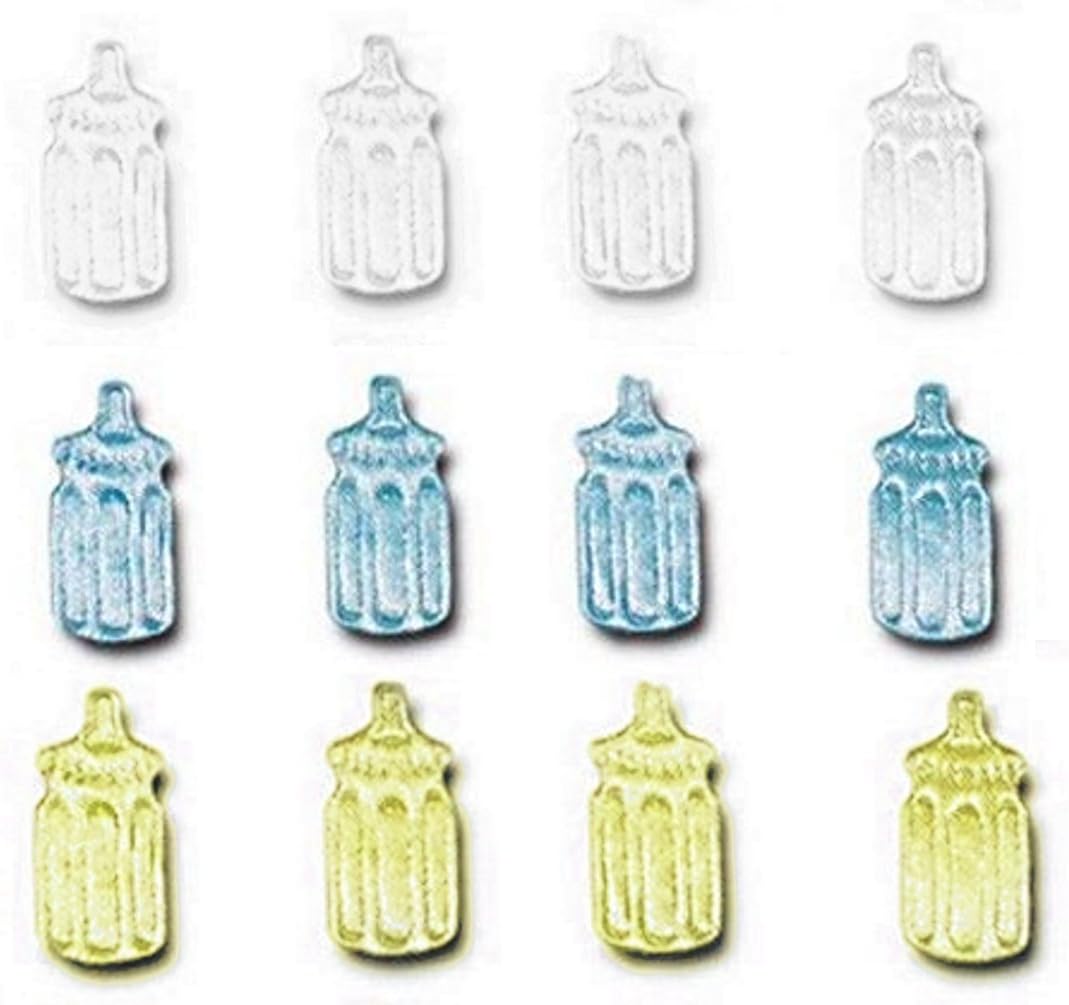 Party Favors Plus Baby Bottle Padded Appliques 100 Count