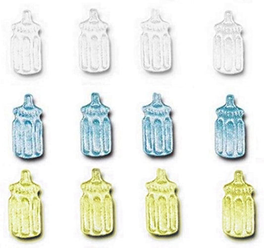 Party Favors Plus Baby Bottle Padded Appliques 100 Count
