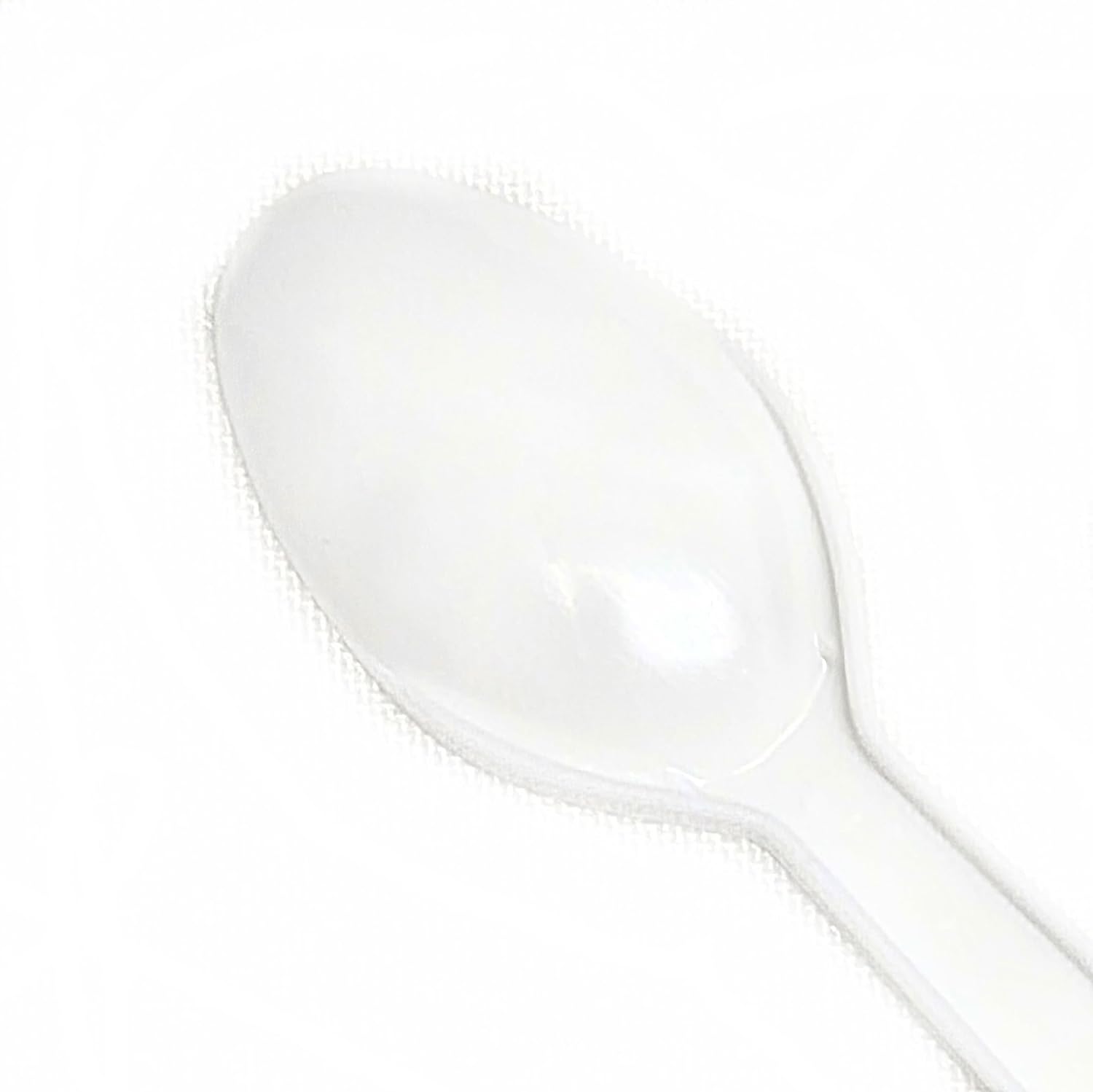 Party Favors Plus White Plastic Mini Spoons 3.25 Inch 100 Count