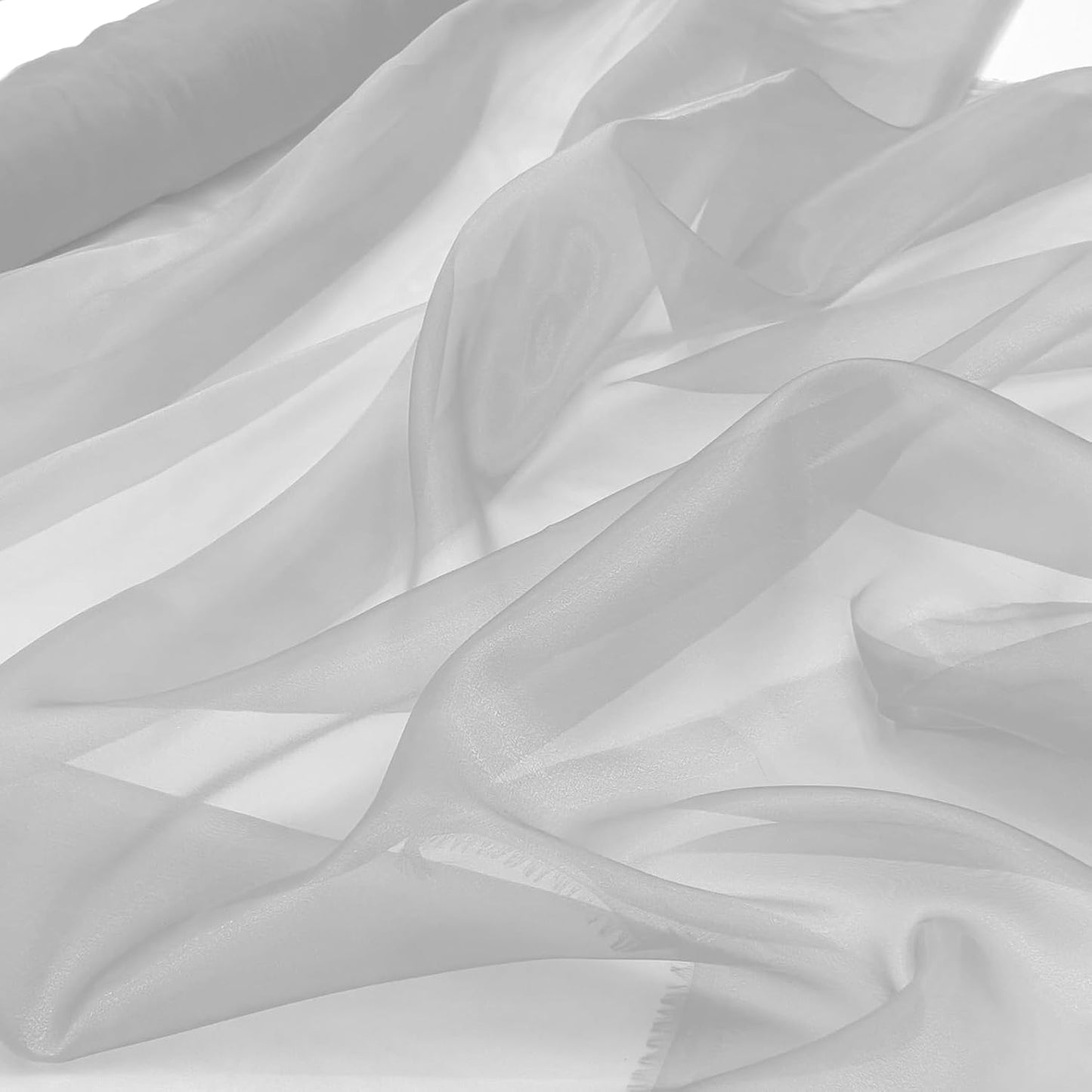 Party Favors Plus Silver Sheer Organza Fabric 54in X 30ft