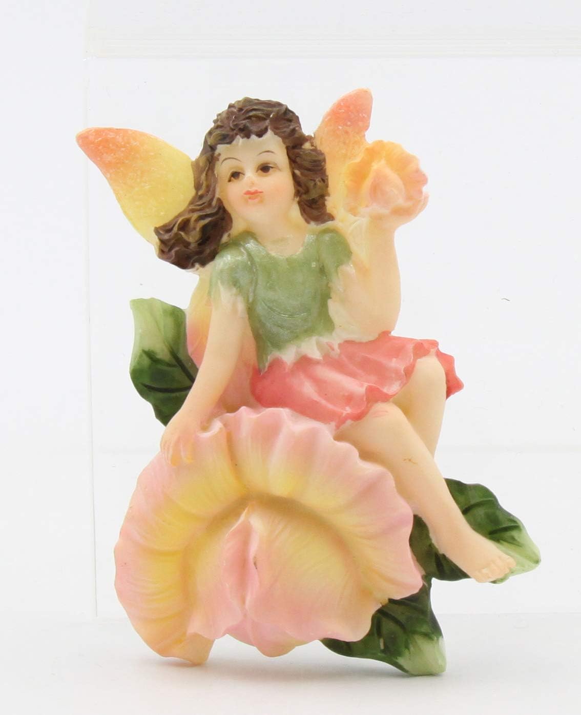 Cosmos Gifts Fine Polyresin Fairy Angel with Flowers Refrigerator Magnet Set of 6 3" 752593061097