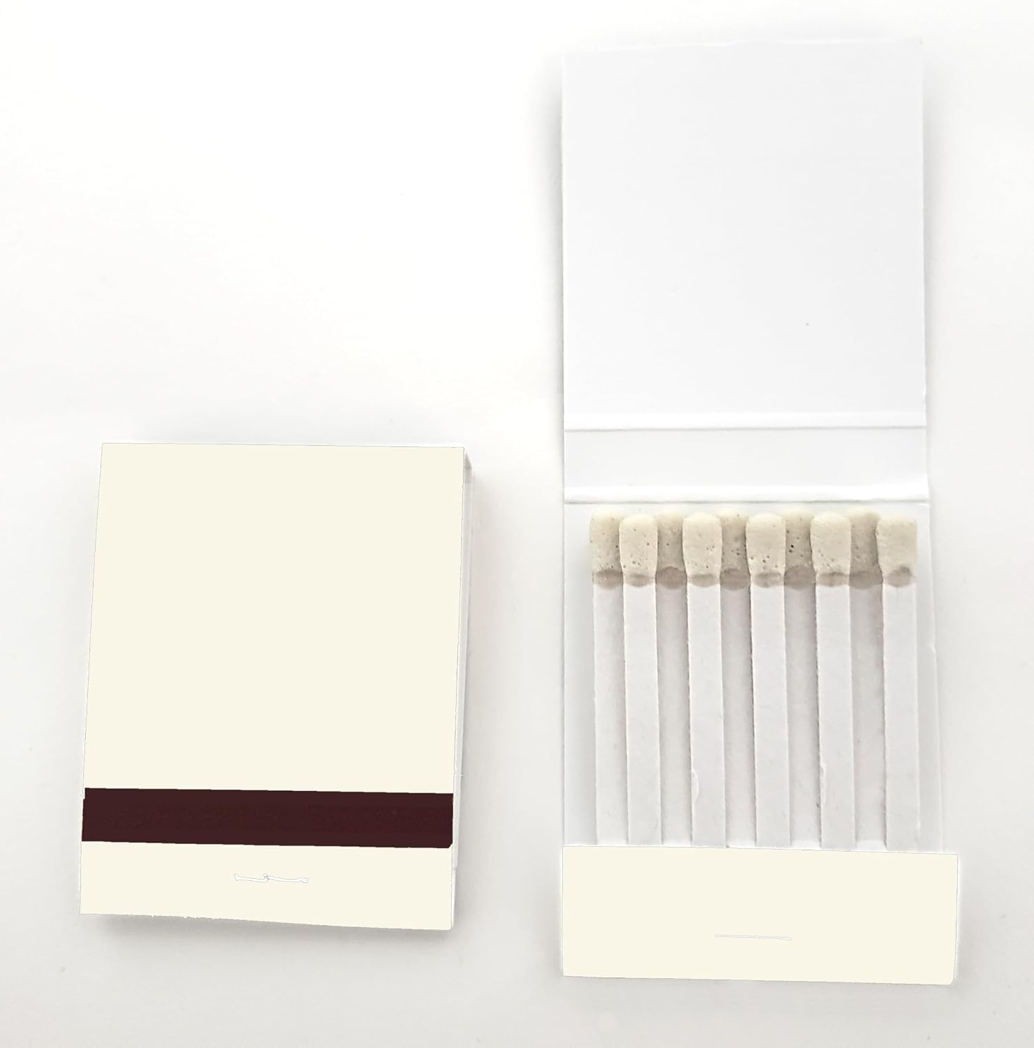 Party Favors Plus Plain Ivory Matchbooks 50 Count