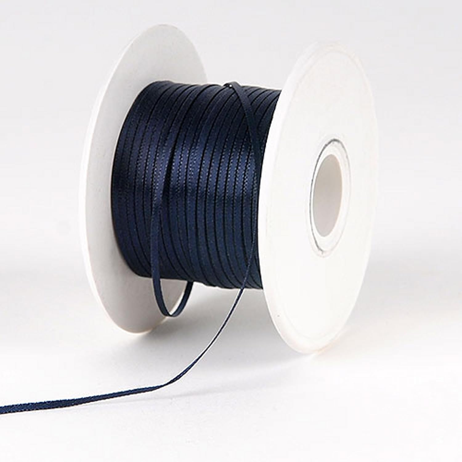 Party Favors Plus Black Double Face Satin Ribbon 1/8in 100 Yards