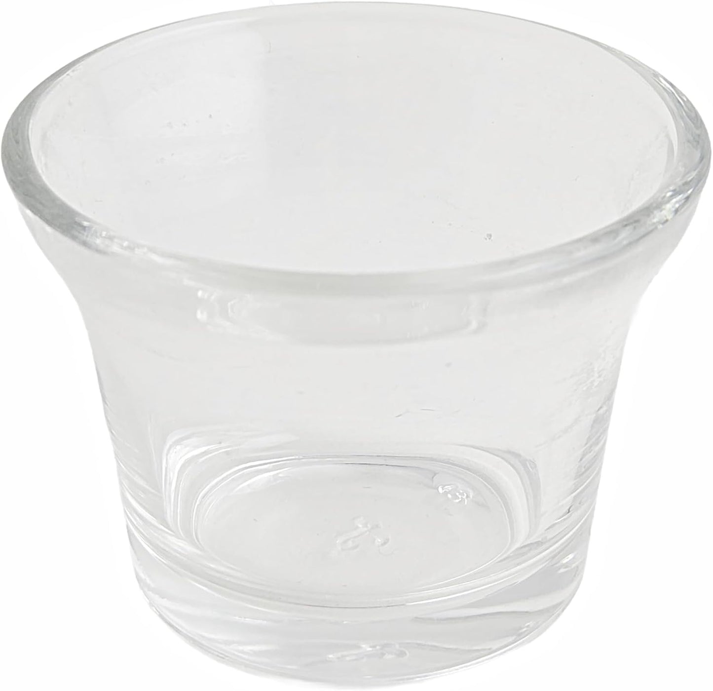 Party Favors Plus Triple Glass Votive Tealight Holder Clear Black 2.5x2.5 Inch Metal Stand