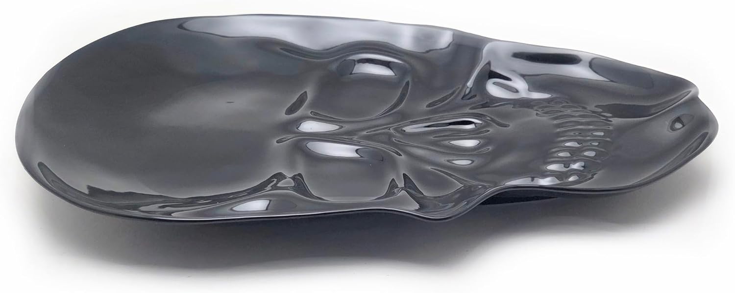 Halloween Plastic Skull Trays BPA Free Set of 3, 23.5x33 cm