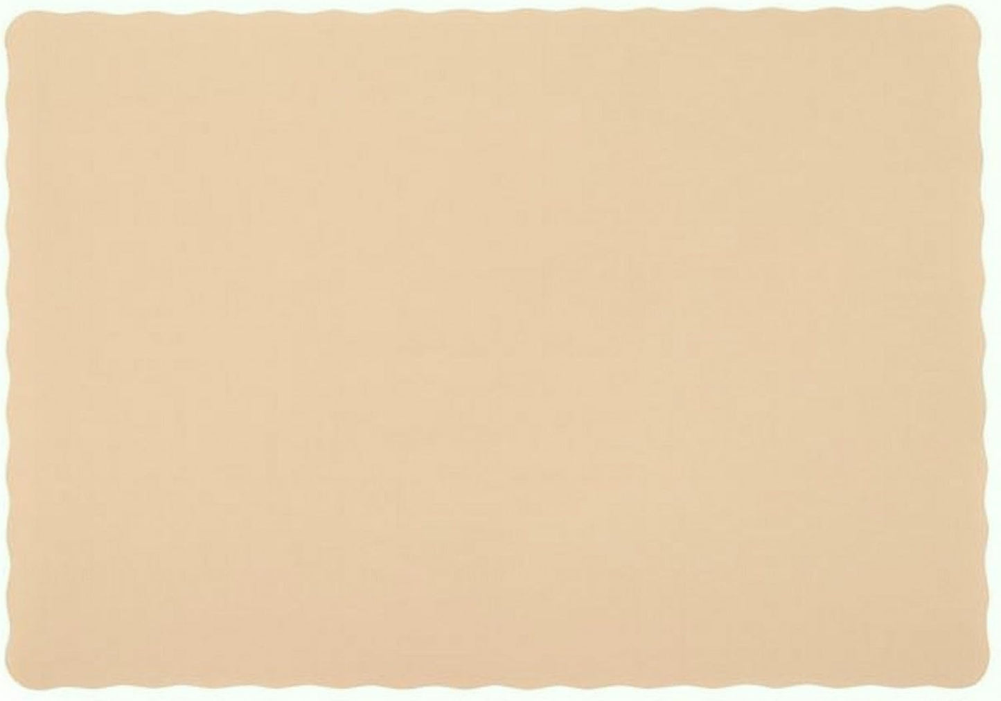 Party Favors Plus Beige Paper Placemats Rectangular 10x14 Inch 25 Count