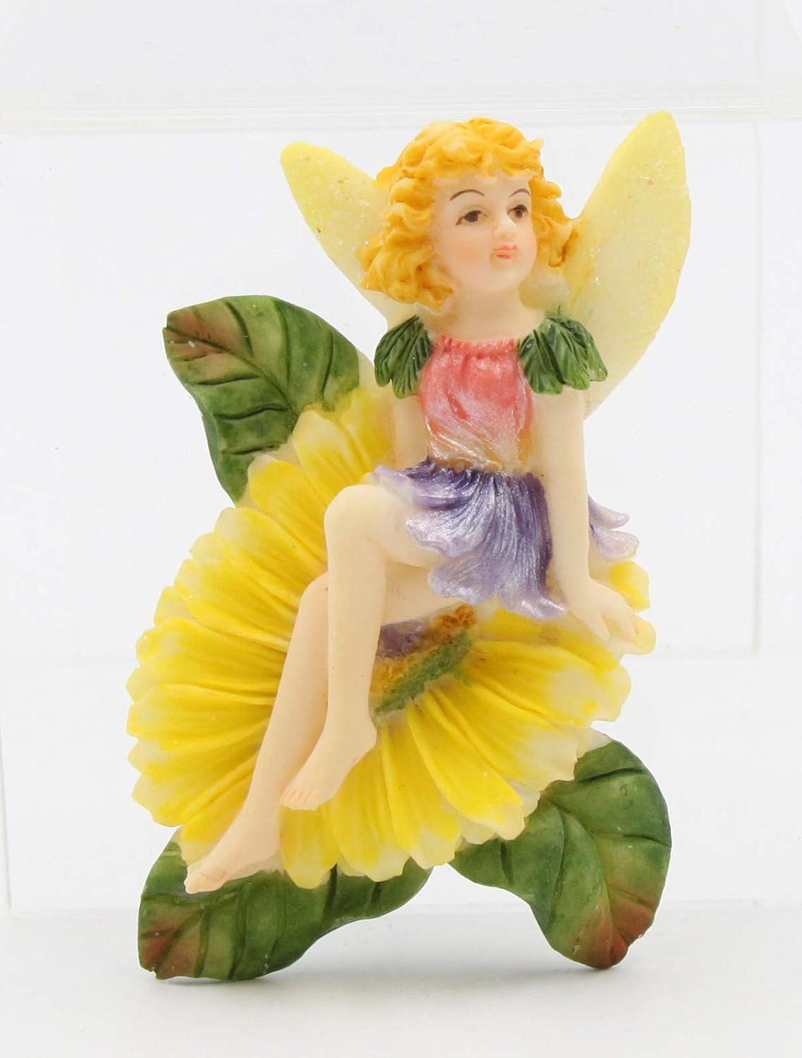 Cosmos Gifts Fine Polyresin Fairy Angel with Flowers Refrigerator Magnet Set of 6 3" 752593061097