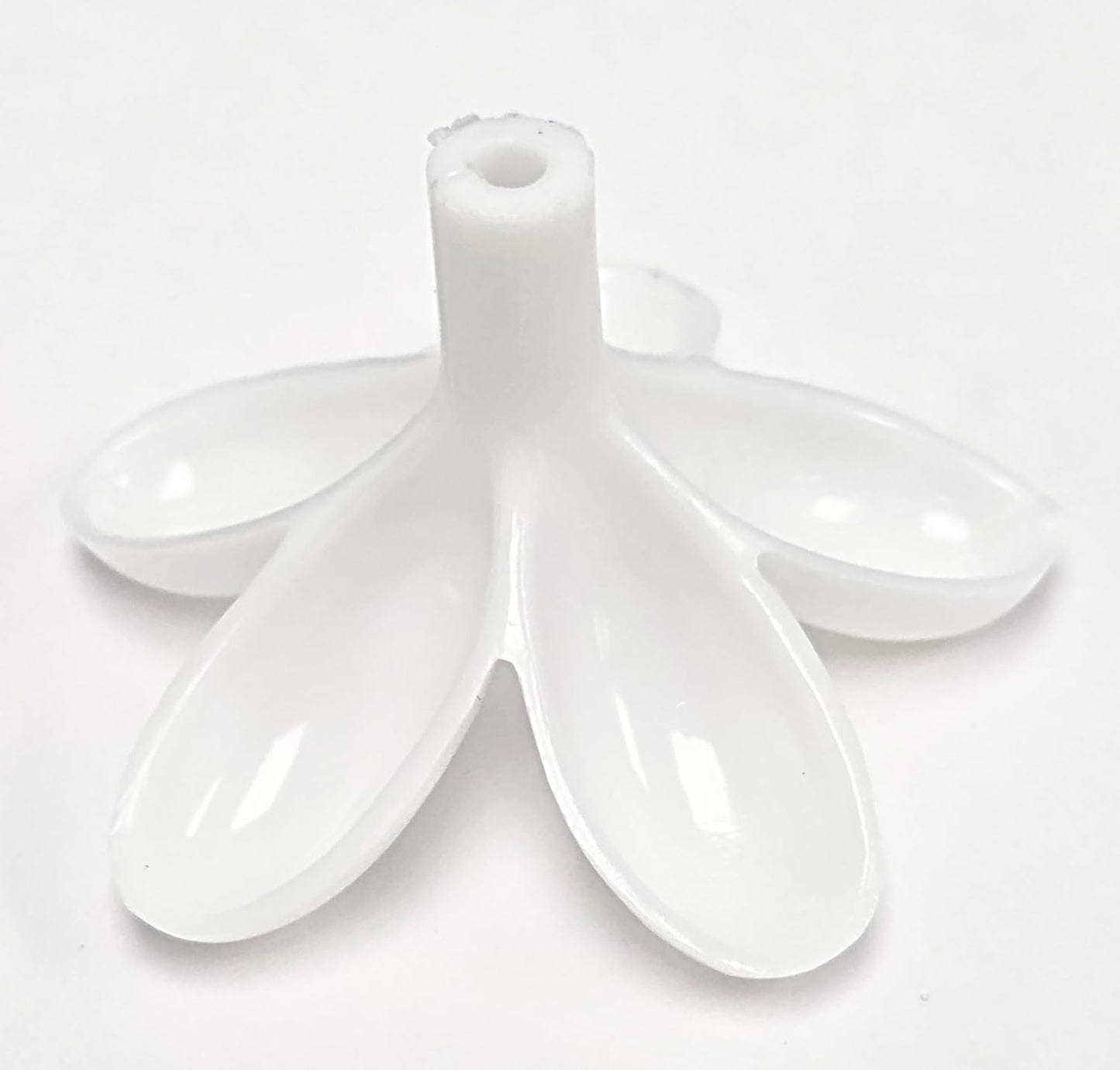 Party Favors Plus White Plastic Almond Candy Holders 2 Inch 12 Piece Set