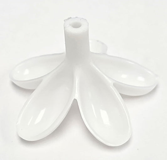 Party Favors Plus White Plastic Almond Candy Holders 2 Inch 12 Piece Set