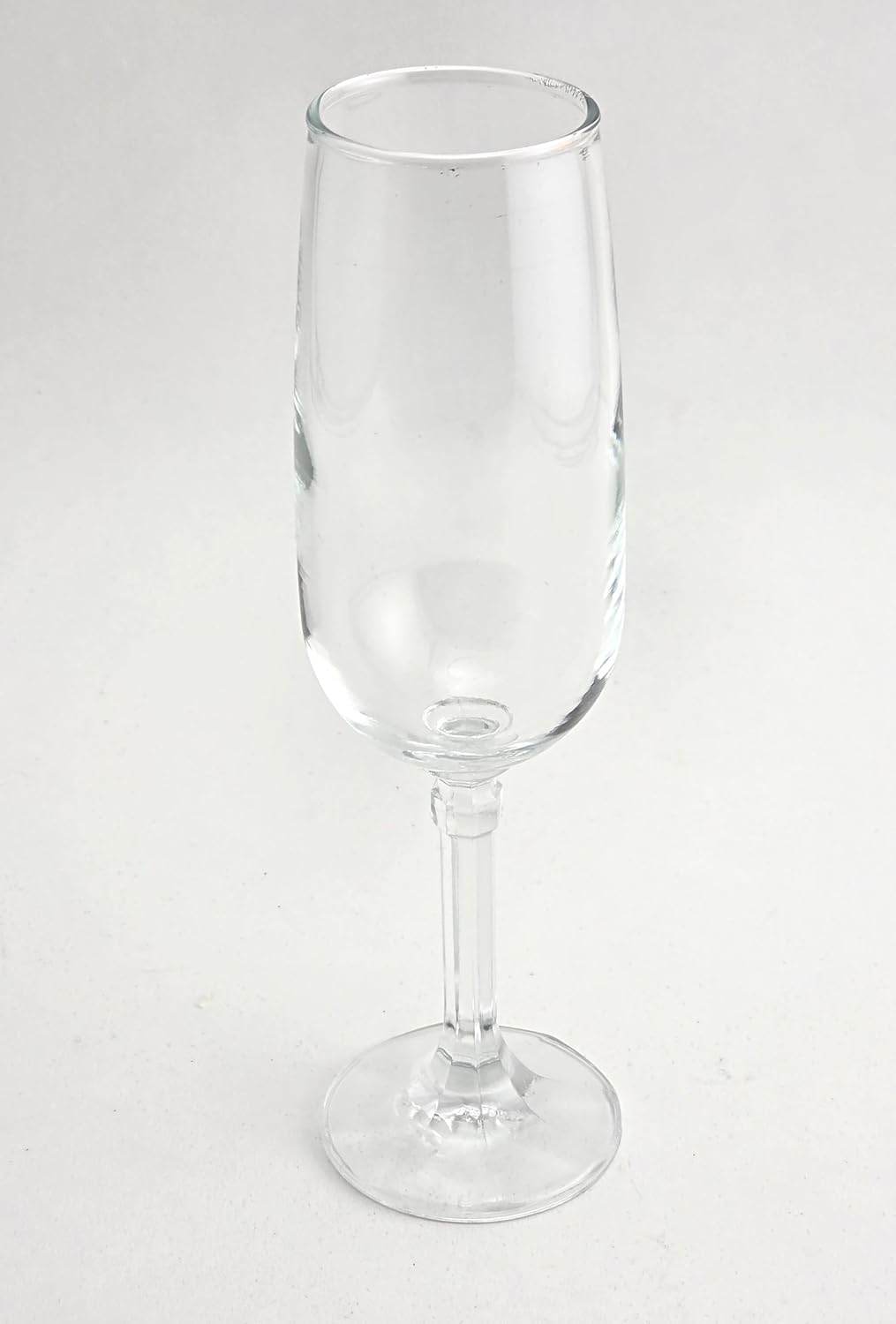 Party Favors Plus Clear Glass Champagne Flutes 6.5 oz 8 Inch Set of 6