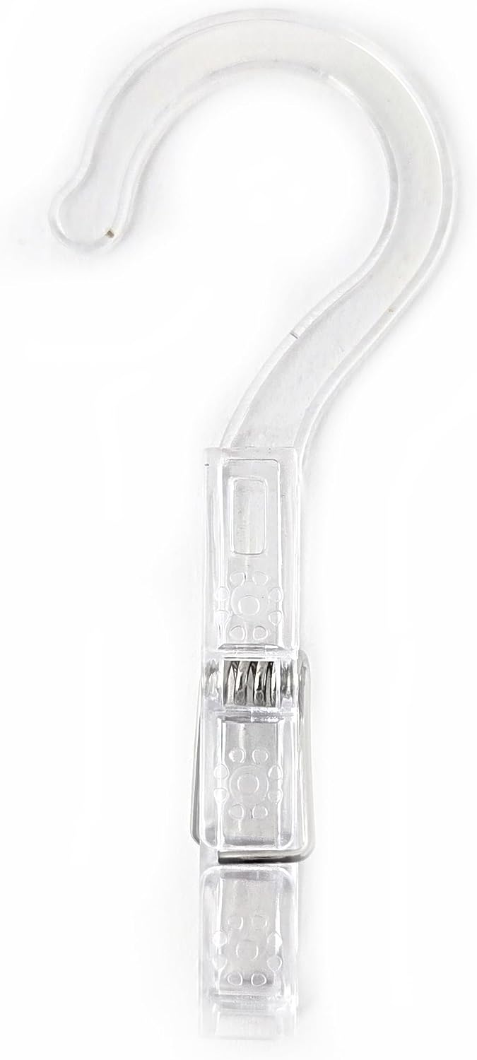 Party Favors Plus Clear Plastic Hanger Clothespins 5.5 Inch 12 Count