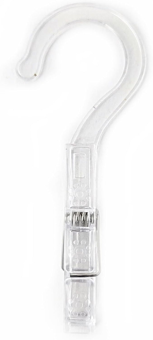 Party Favors Plus Clear Plastic Hanger Clothespins 5.5 Inch 12 Count