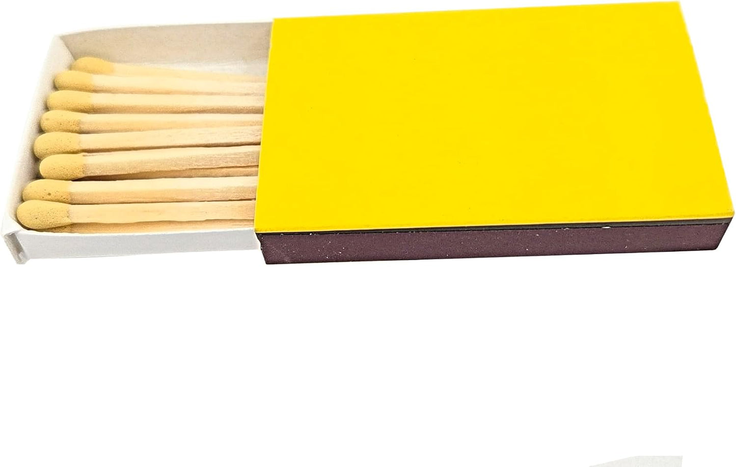Party Favors Plus Plain Yellow Cover Wooden Matches Box 50 Count