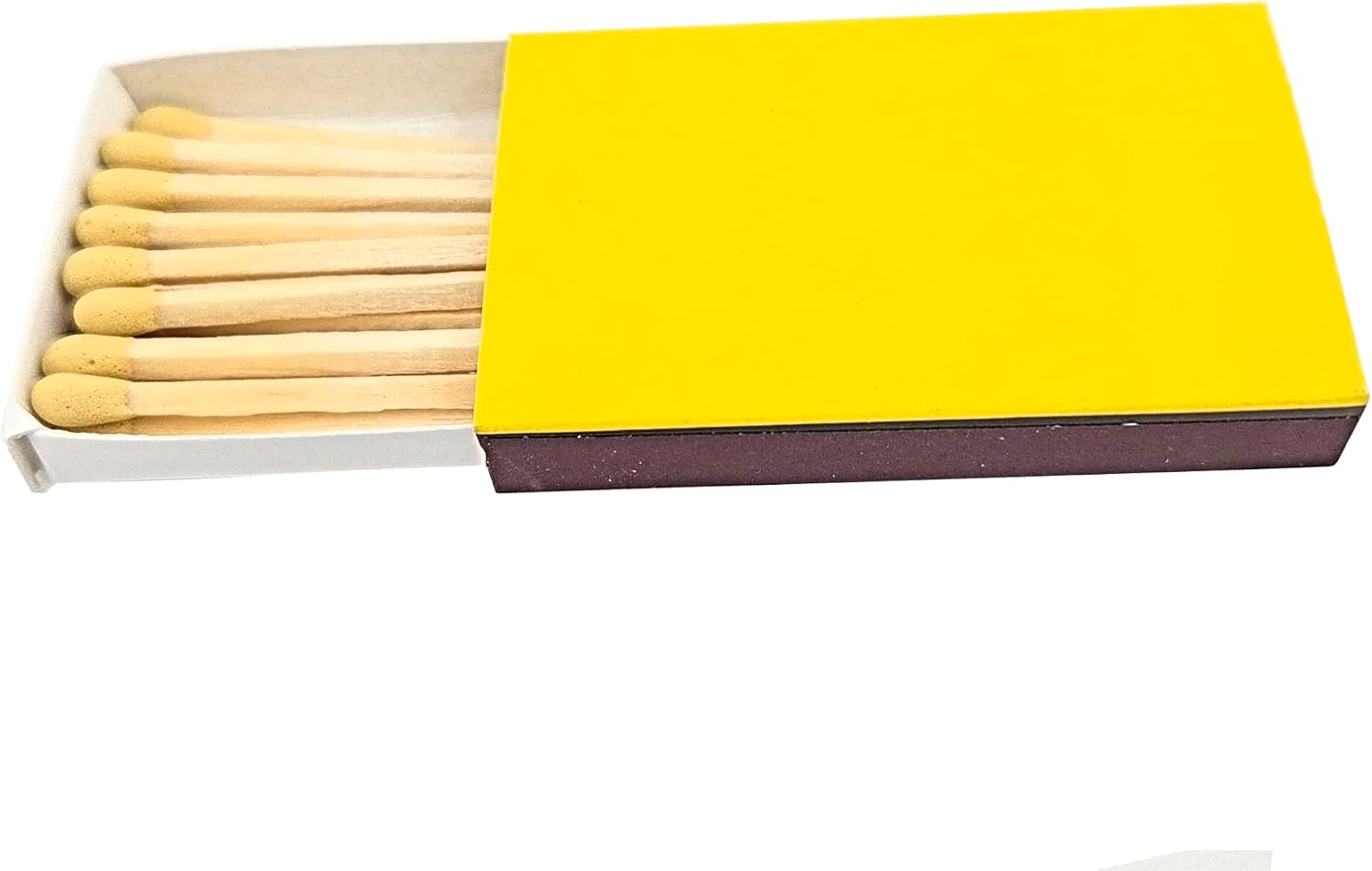 Party Favors Plus Plain Yellow Cover Wooden Matches Box 50 Count