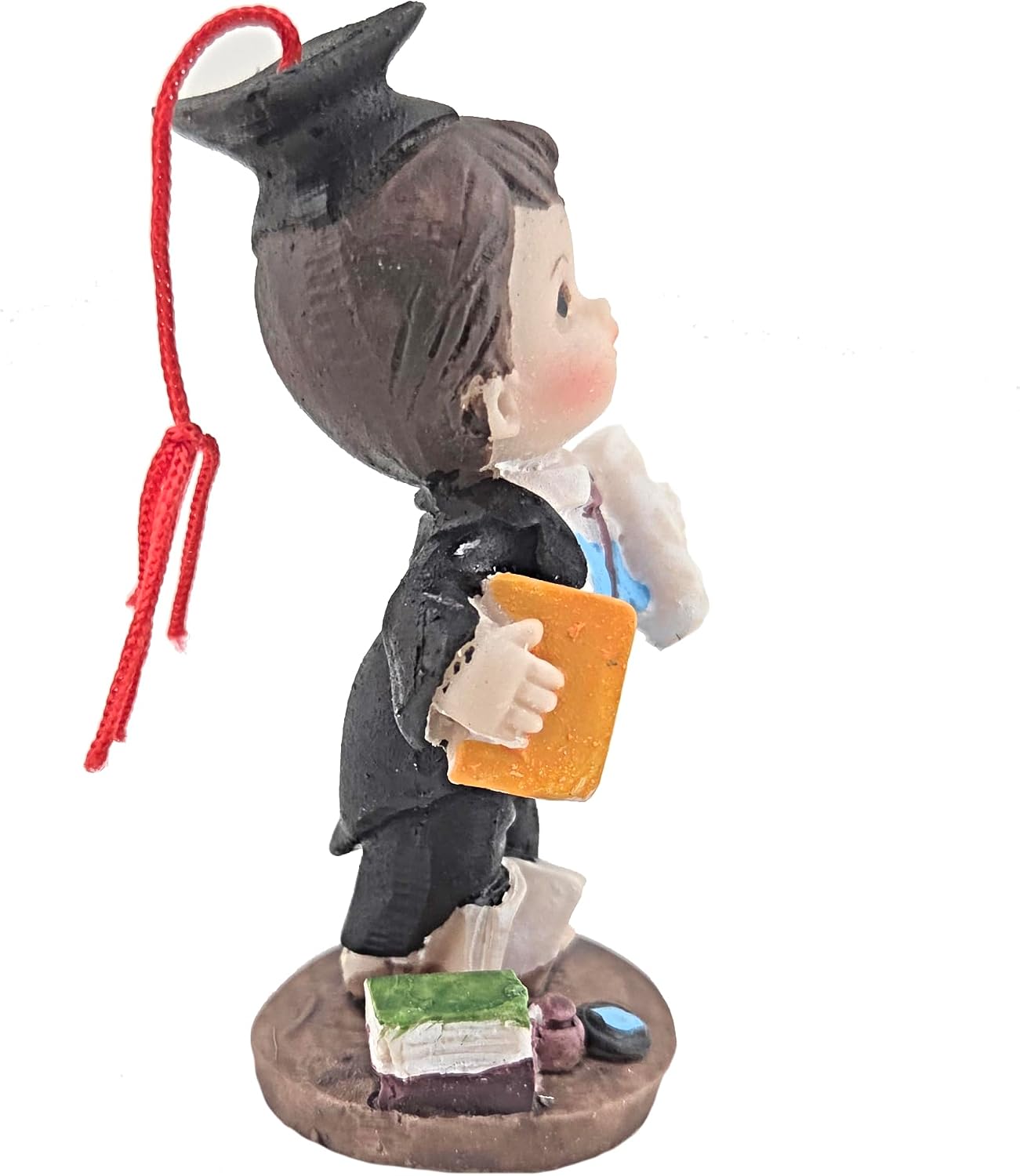 Party Favors Plus Blue Graduating Boy Resin Figurine Cake Topper 3 Count