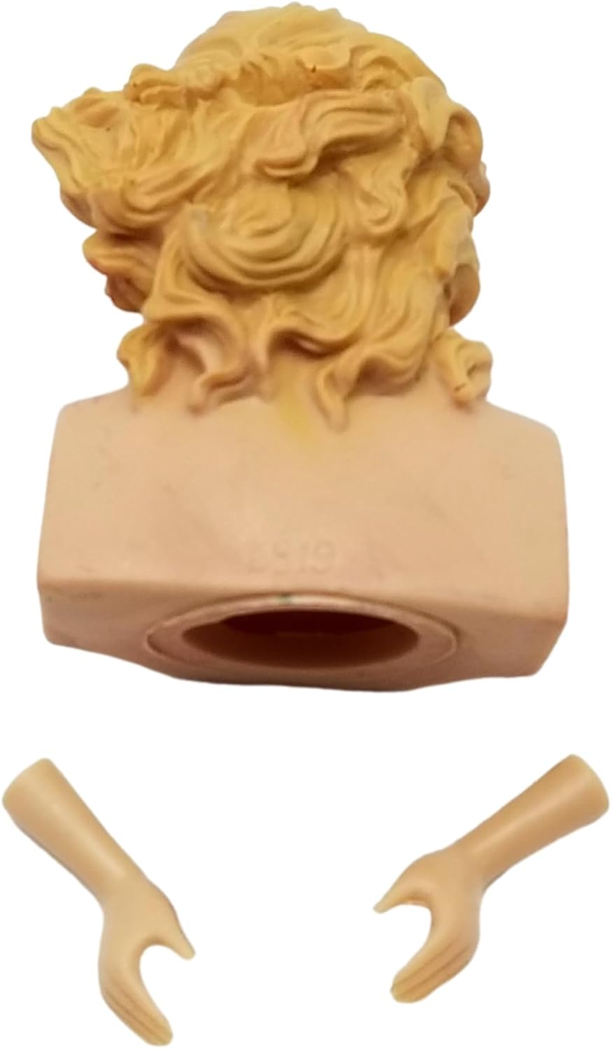 Party Favors Plus Blonde Hair Vinyl Lady Angel Doll Heads and Hands Sets 6 Count