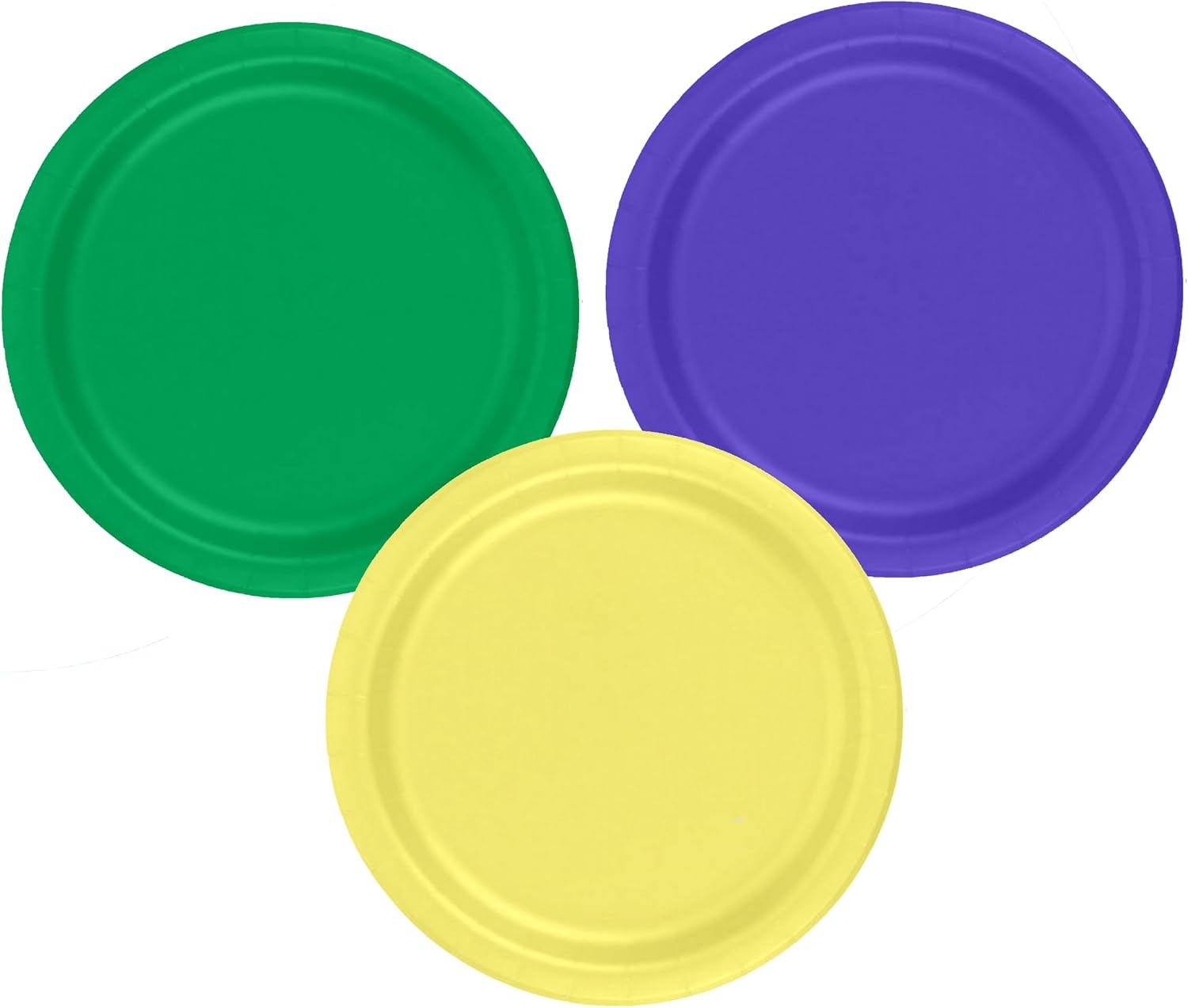 Party Favors Plus Multicolor Paper Plates 7 Inch 24 Count