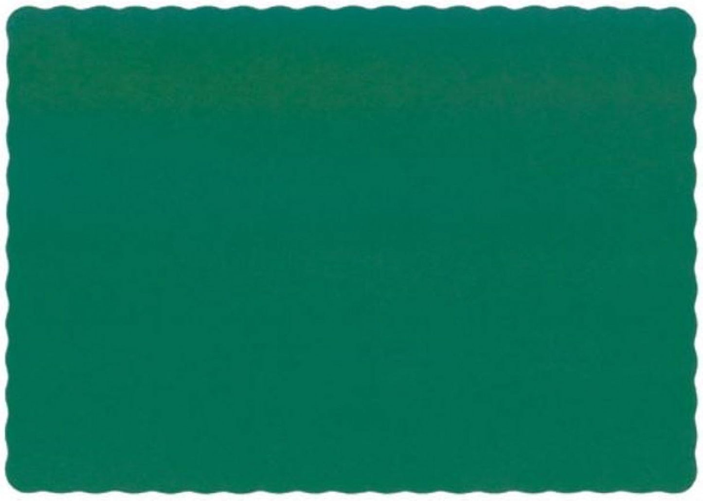 Party Favors Plus Green Paper Placemats 10 X 14 Inch Dinner Size 25 Count