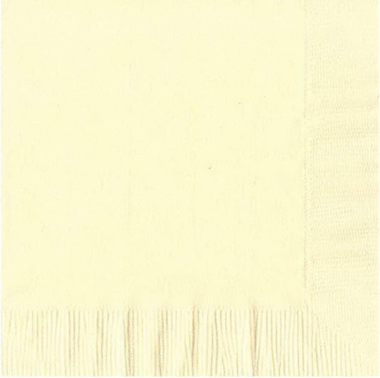 Party Favors Plus Ivory Beverage Cocktail Napkins 200 Count